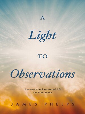 cover image of A Light to Observations